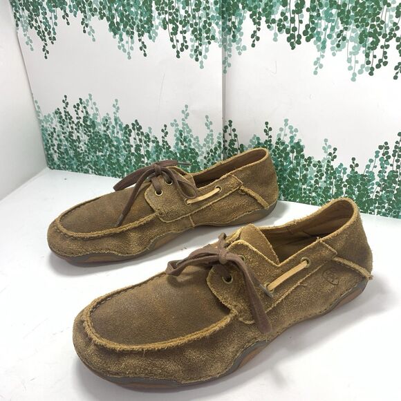 Ariat Gleeson Distressed Leather Tie Mens’s Loafers Size 10.5 US Or 44 EU main image 8